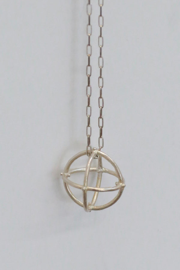 m.a+ Maurizio Amadei 925 silver necklace series MA-AD41 AG-YIN-F large spherical AD41 AG PM209